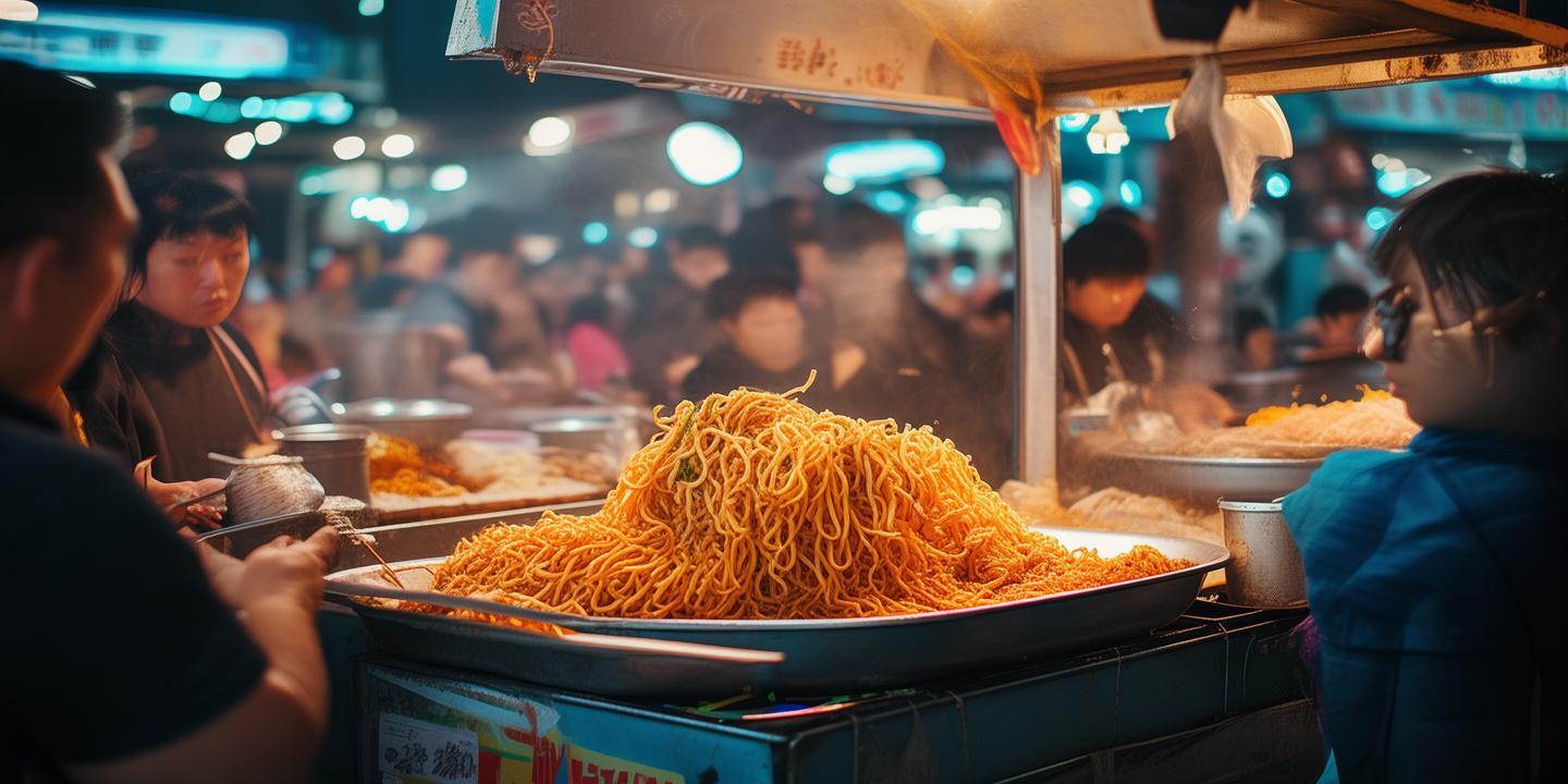 师大夜市烤冷面日销万份,东北小吃成短视频顶流,传统美食焕发新活力
